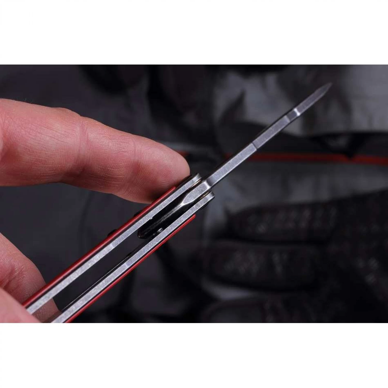 Нож складной "MADCAP" (red, black, s/w)