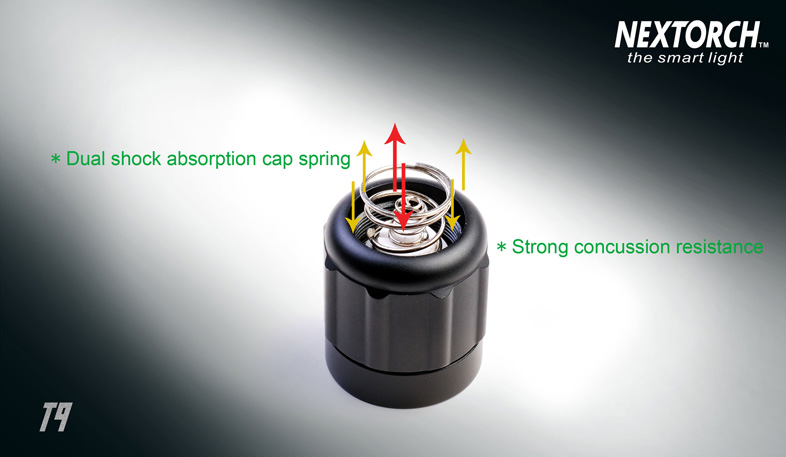 Фонарь тактический T9 (ксенон.9В, 110люм)
