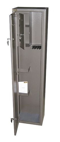 Шкаф оружейный №6, на 2ед. (130х32х20см, 1мм)