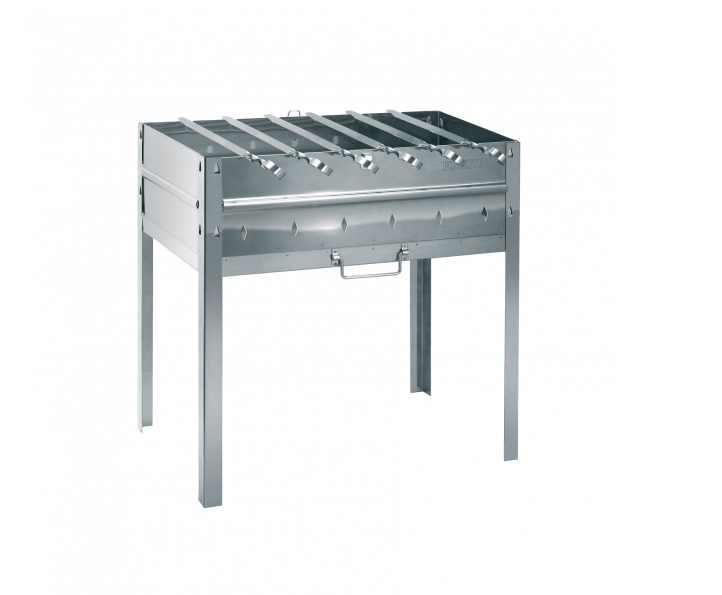 Мангал-дипломат+6 шампуров+сумка нерж. сталь