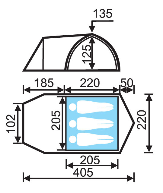 Палатка Глен-3